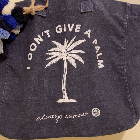 SUNDRY beach/ summer bag in very good condition.  “I don’t give a palm “ - Picture 5 of 12